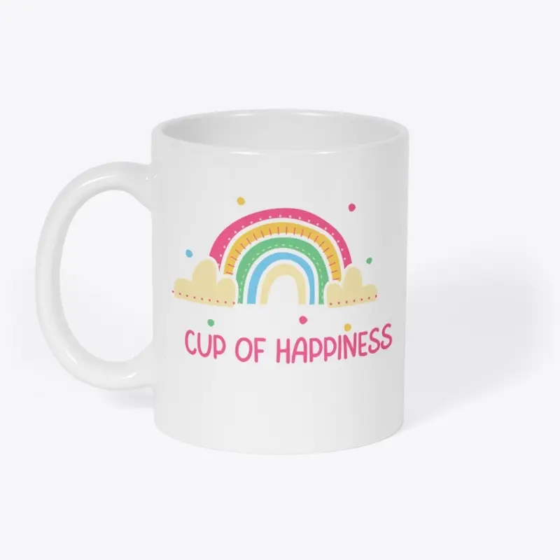 White mug for your happiness